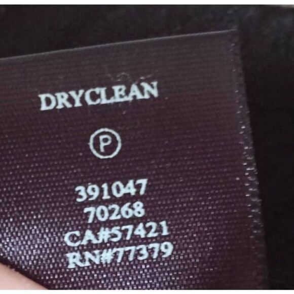 ANN TAYLOR BLACK FLORAL PANTS SZ.4 EUC. - Picture 7 of 7